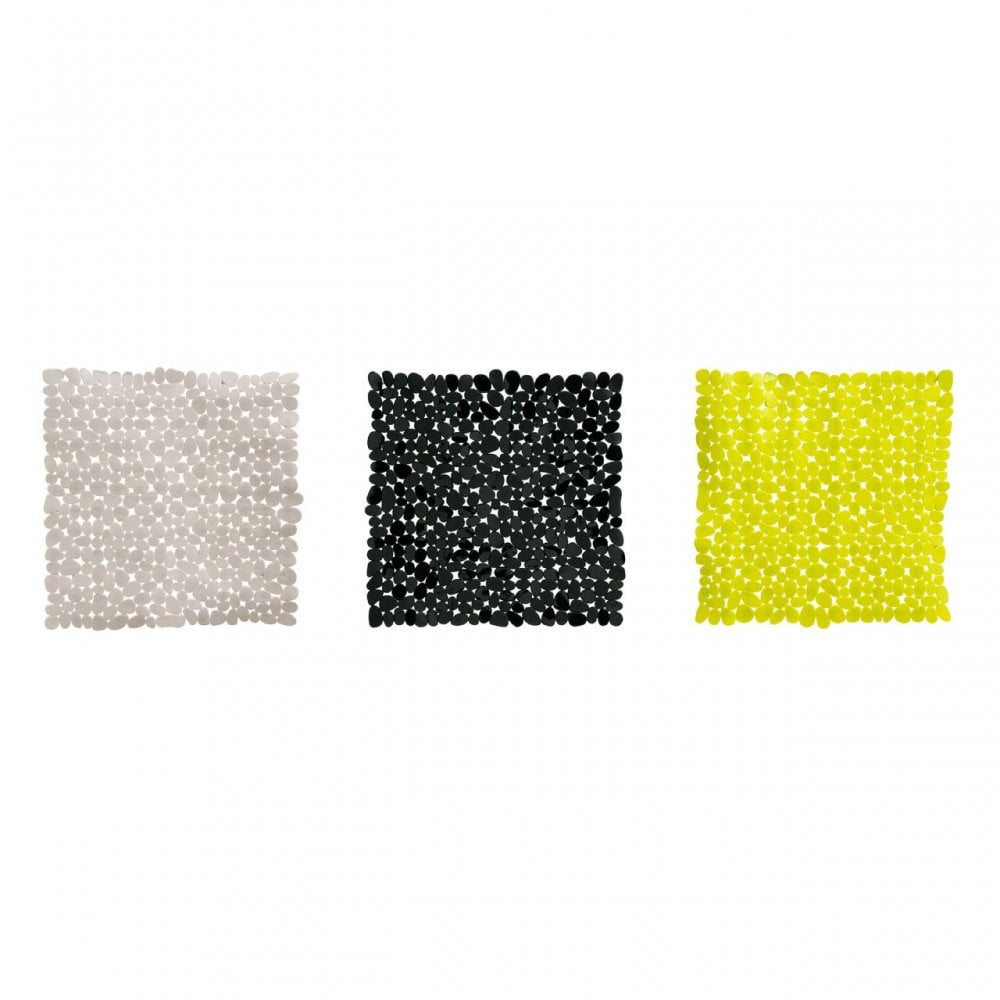 Solid Green Square Bath Mat