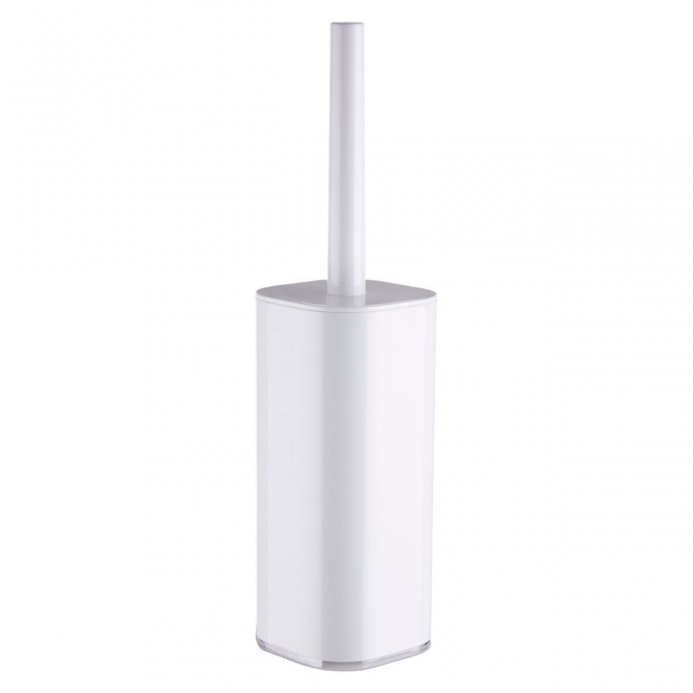 Ando White Acrylic Toilet Brush Holder