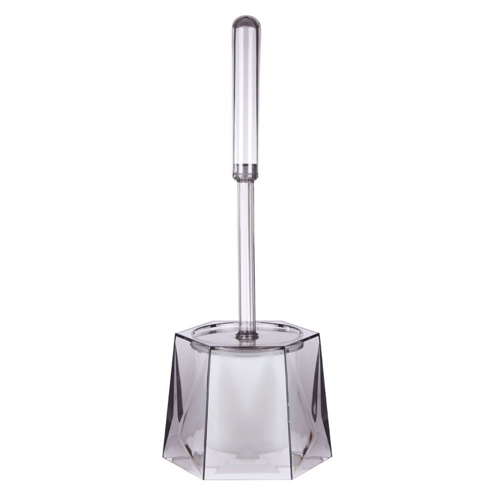 Dow Grey Acrylic Toilet Brush Holder