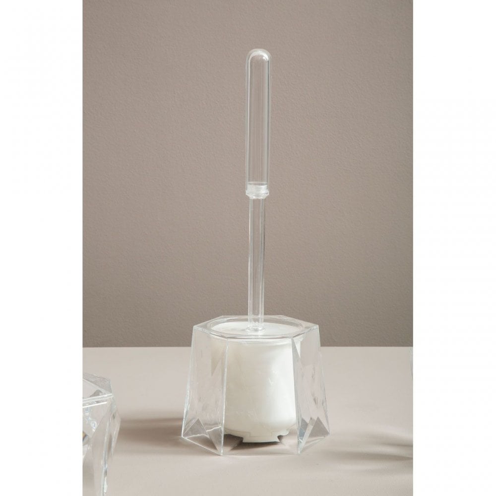 Dow Clear Acrylic Toilet Brush Holder