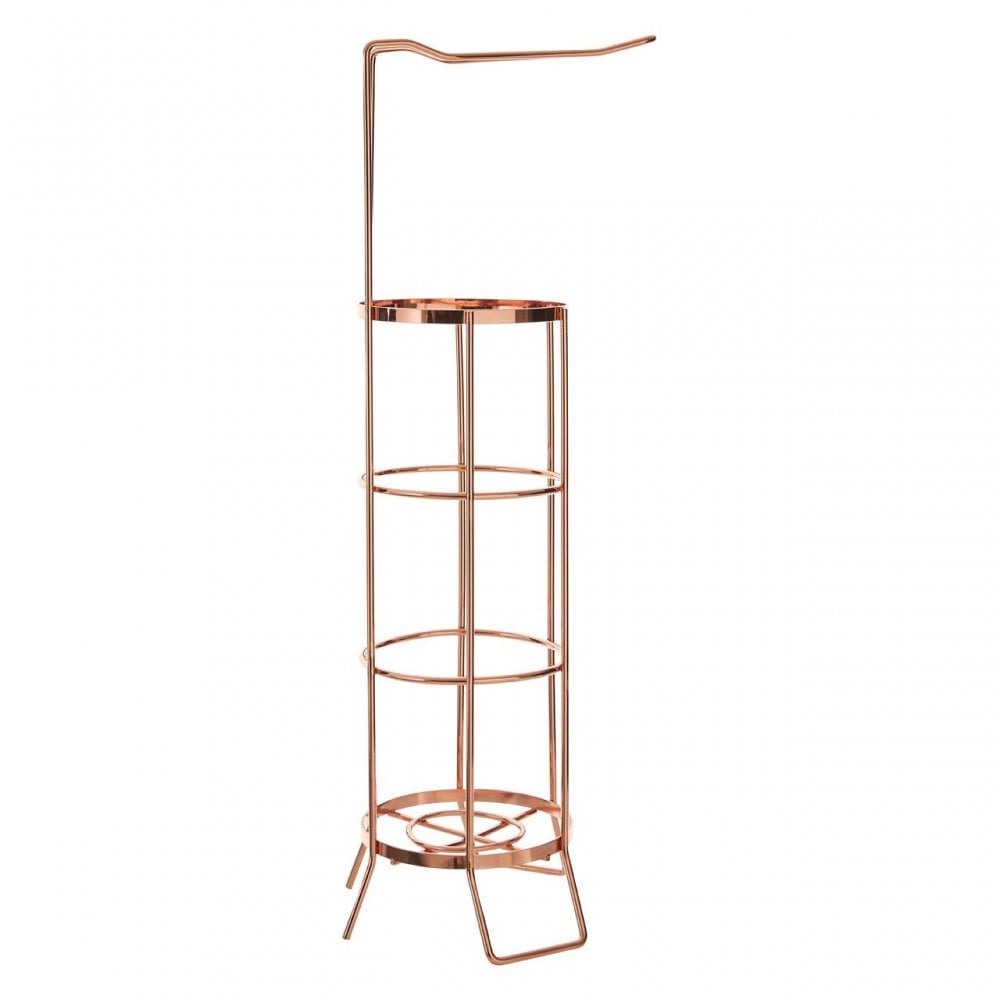 Rose Gold Toilet Roll Holder