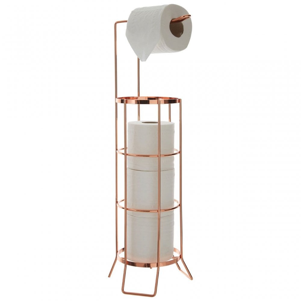 Rose Gold Toilet Roll Holder