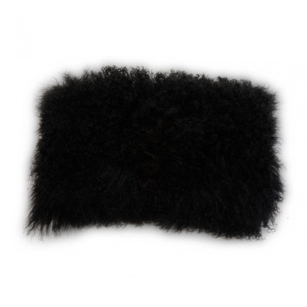 Bosie Black Fur Cushion