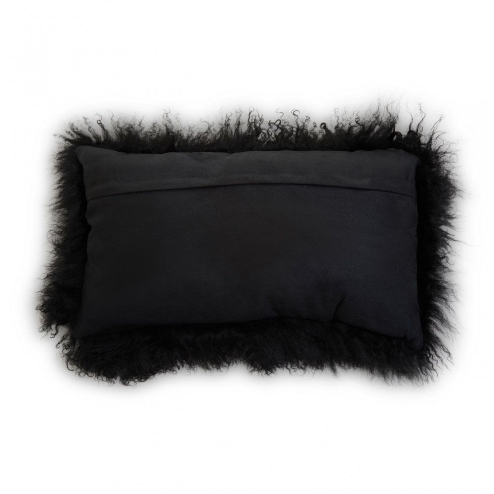 Bosie Black Fur Cushion
