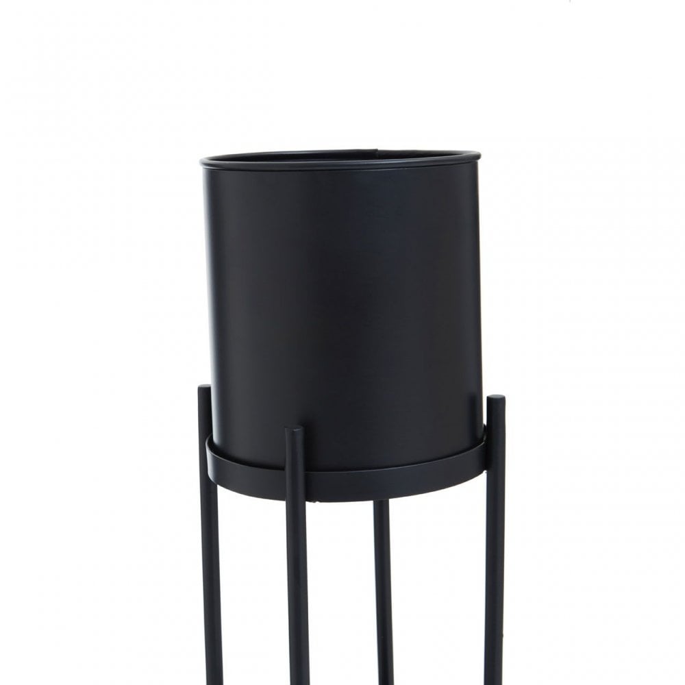 Asher Two Tier Black Plant Stand