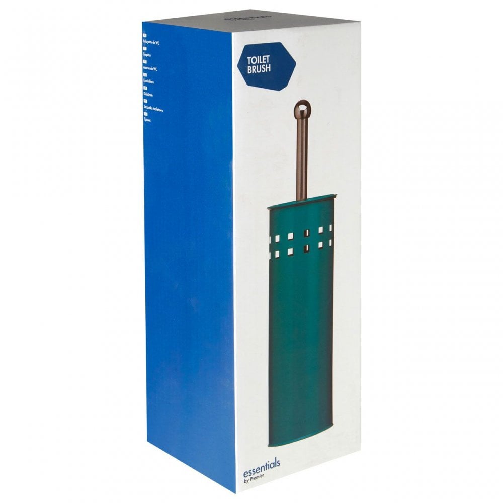 Turquoise Square Design Toilet Brush