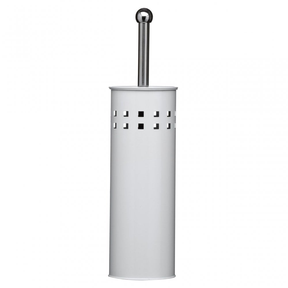 White Square Design Toilet Brush