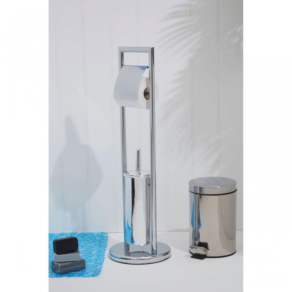 Toilet Brush And Roll Large Holder