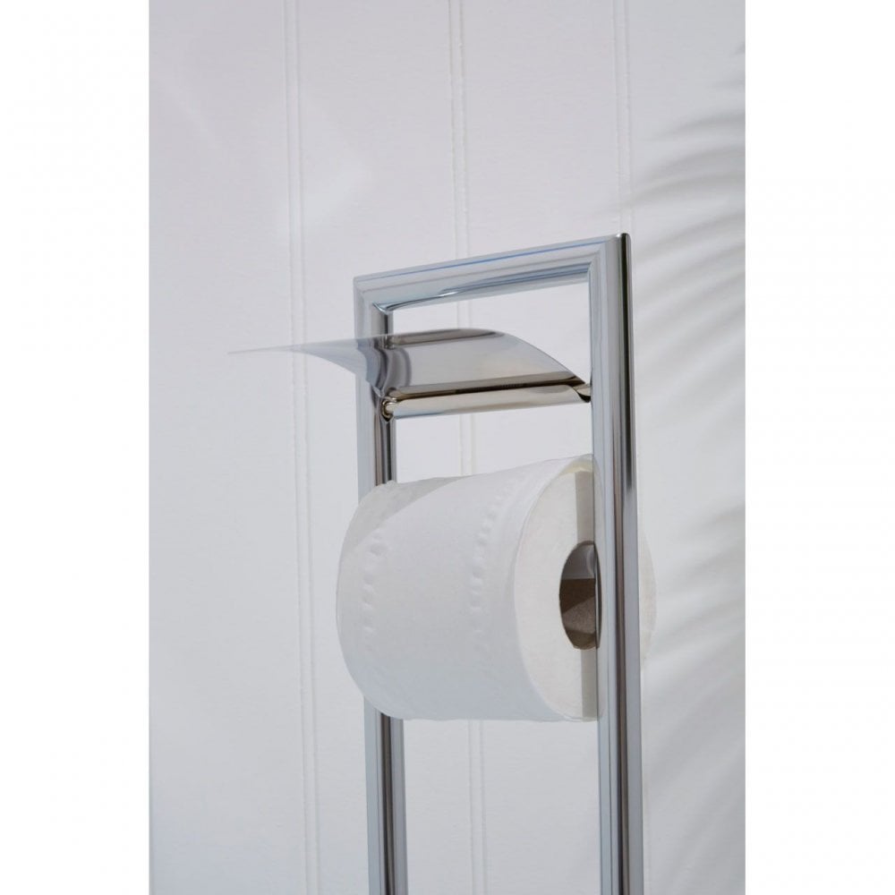 Toilet Brush And Roll Large Holder