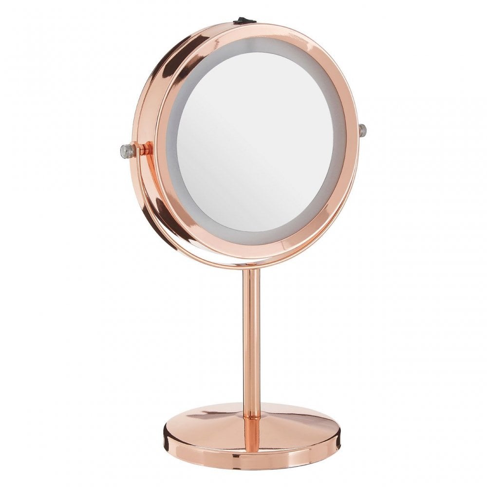 Clara Rose Gold Led Mirror