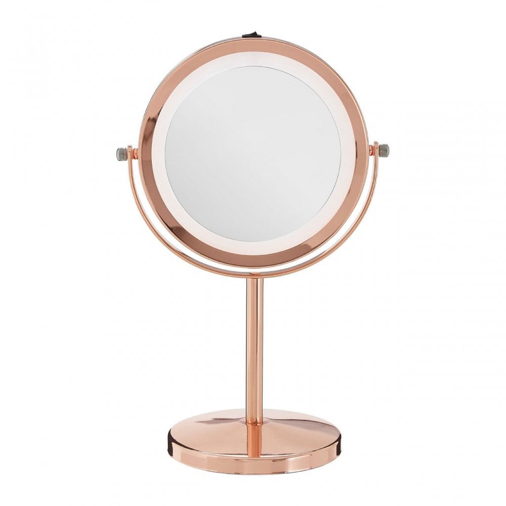 Clara Rose Gold Led Mirror