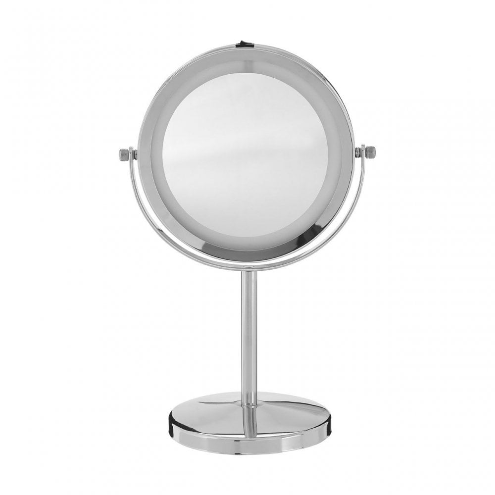 Clara Chrome Plated Led Mirror
