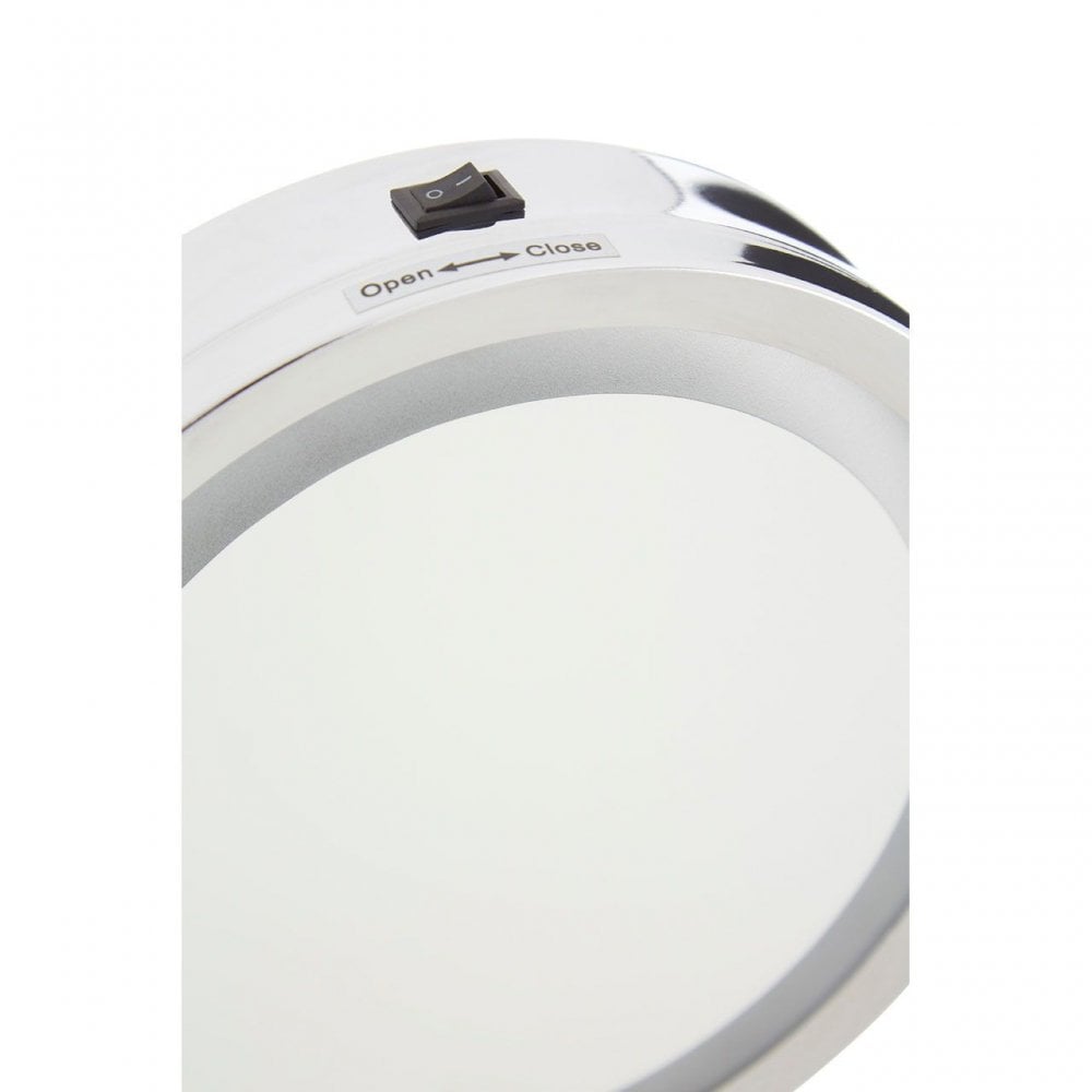 Clara Chrome Plated Led Mirror