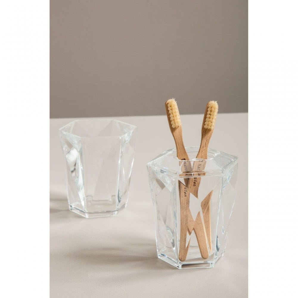 Dow Clear Acrylic Toothbrush Holder