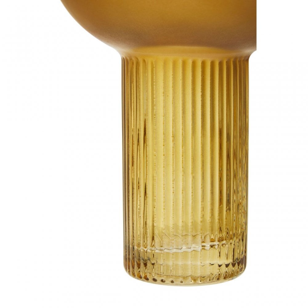 Esma Small Ochre Glass Vase