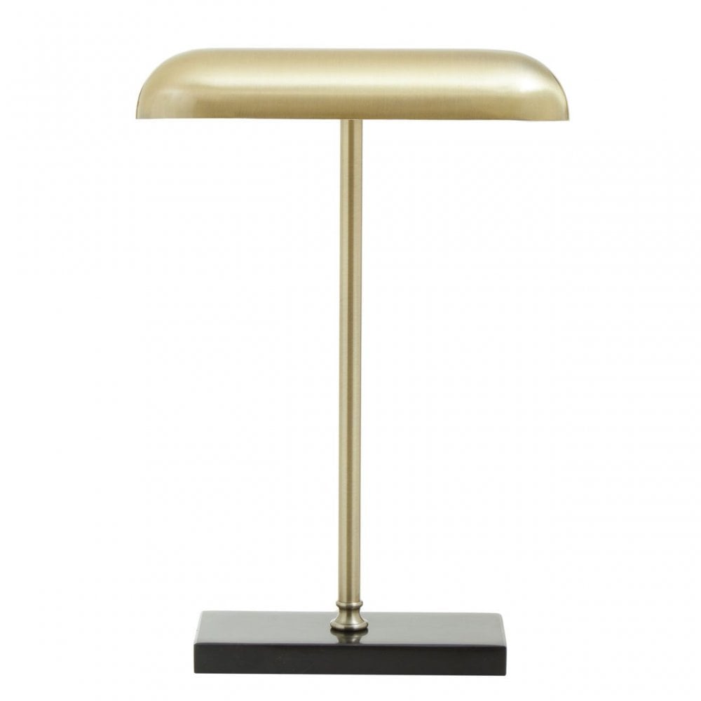Newton Brass Finish Desk Lamp