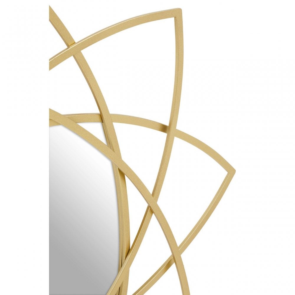 Farran Gold Finish Wall Mirror