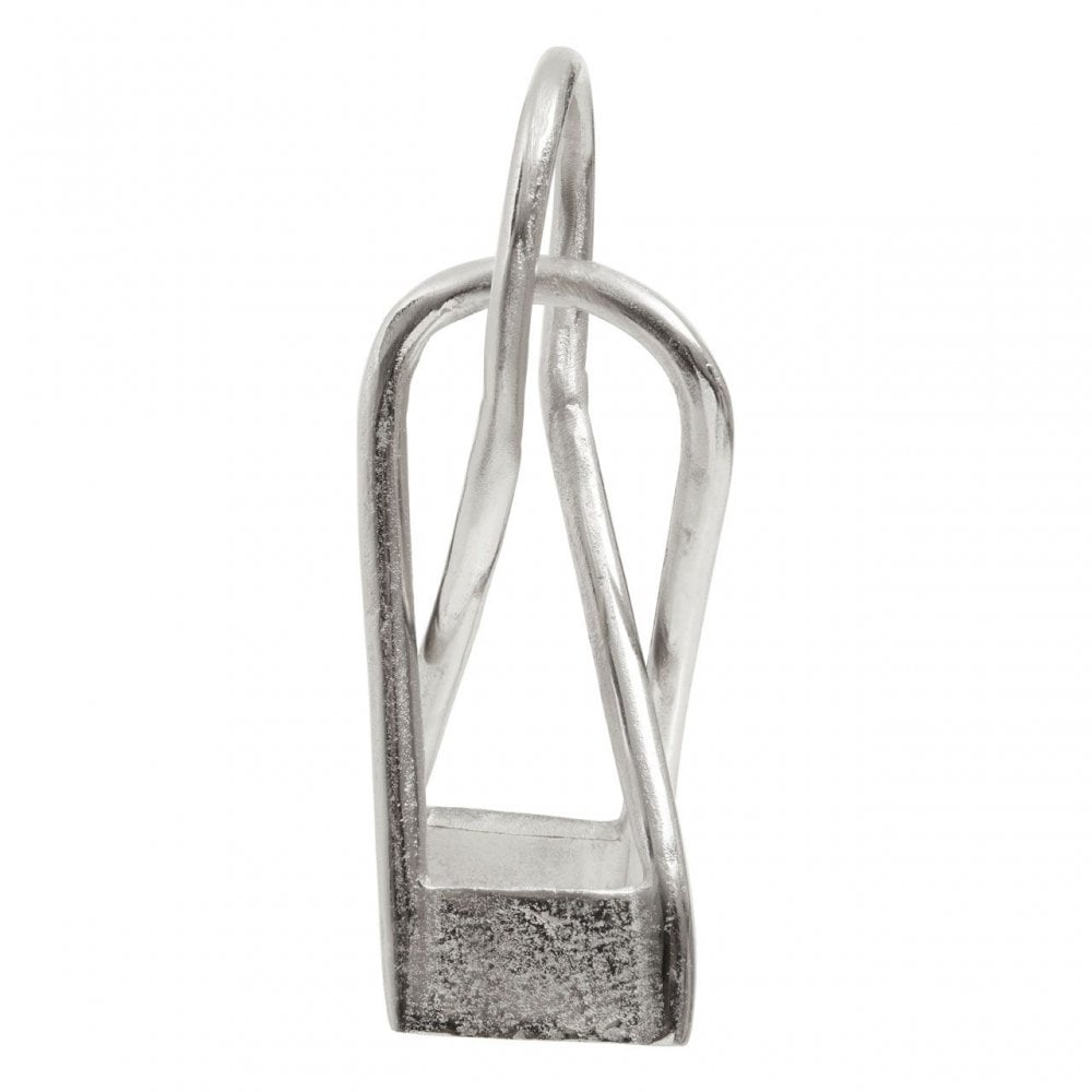 Prato Large Nickel Finish Sculpture