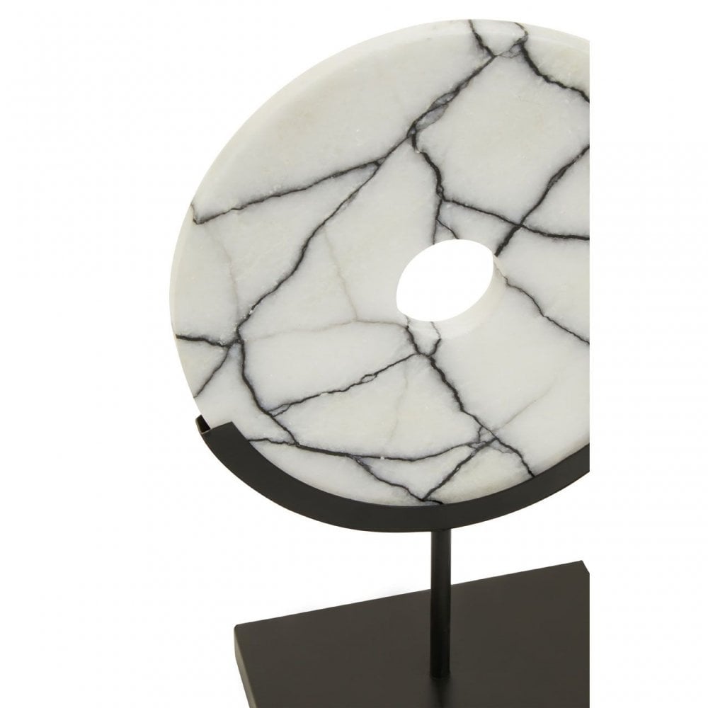 Marmara Black And White Marble Sculpture