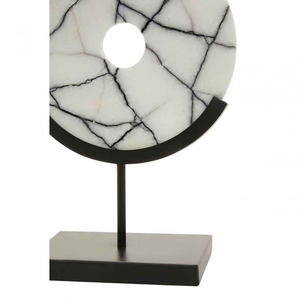 Marmara Black And White Marble Sculpture