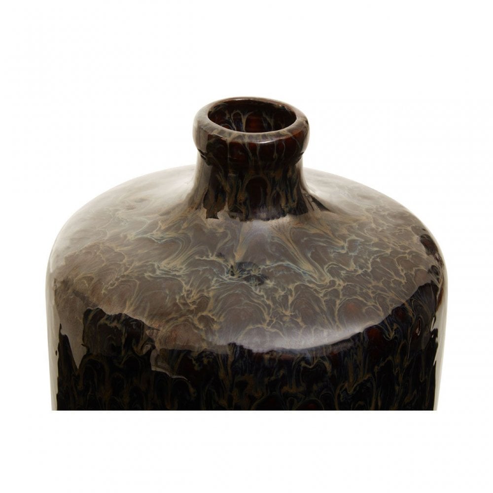 Silas Dark Blue Bottle Vase