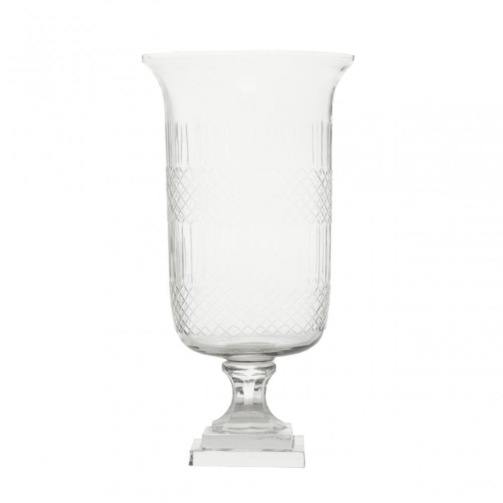 Cortina Large Diamond Cut Candle Holder