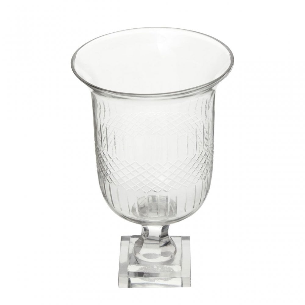 Cortina Small Diamond Cut Candle Holder
