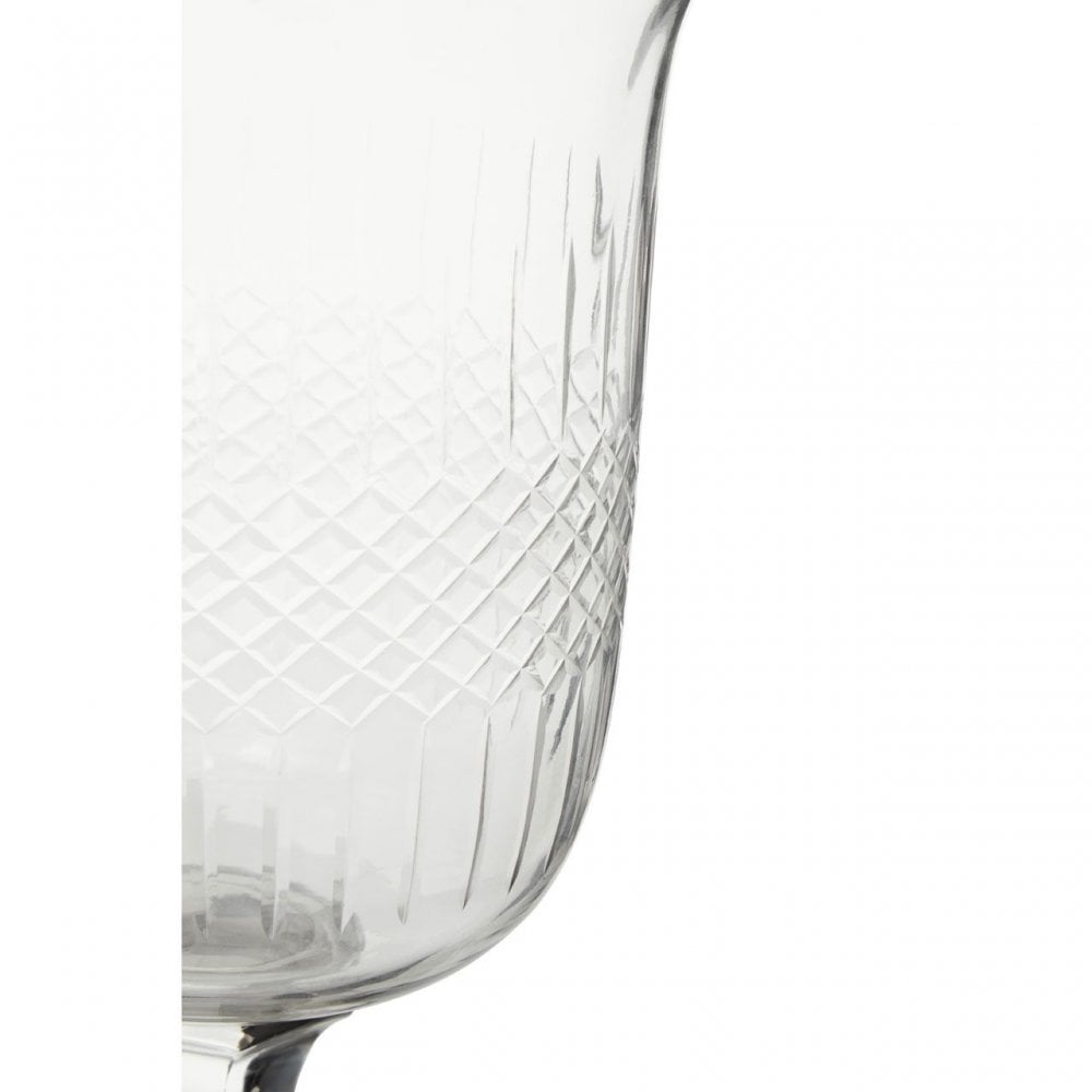 Cortina Small Diamond Cut Candle Holder