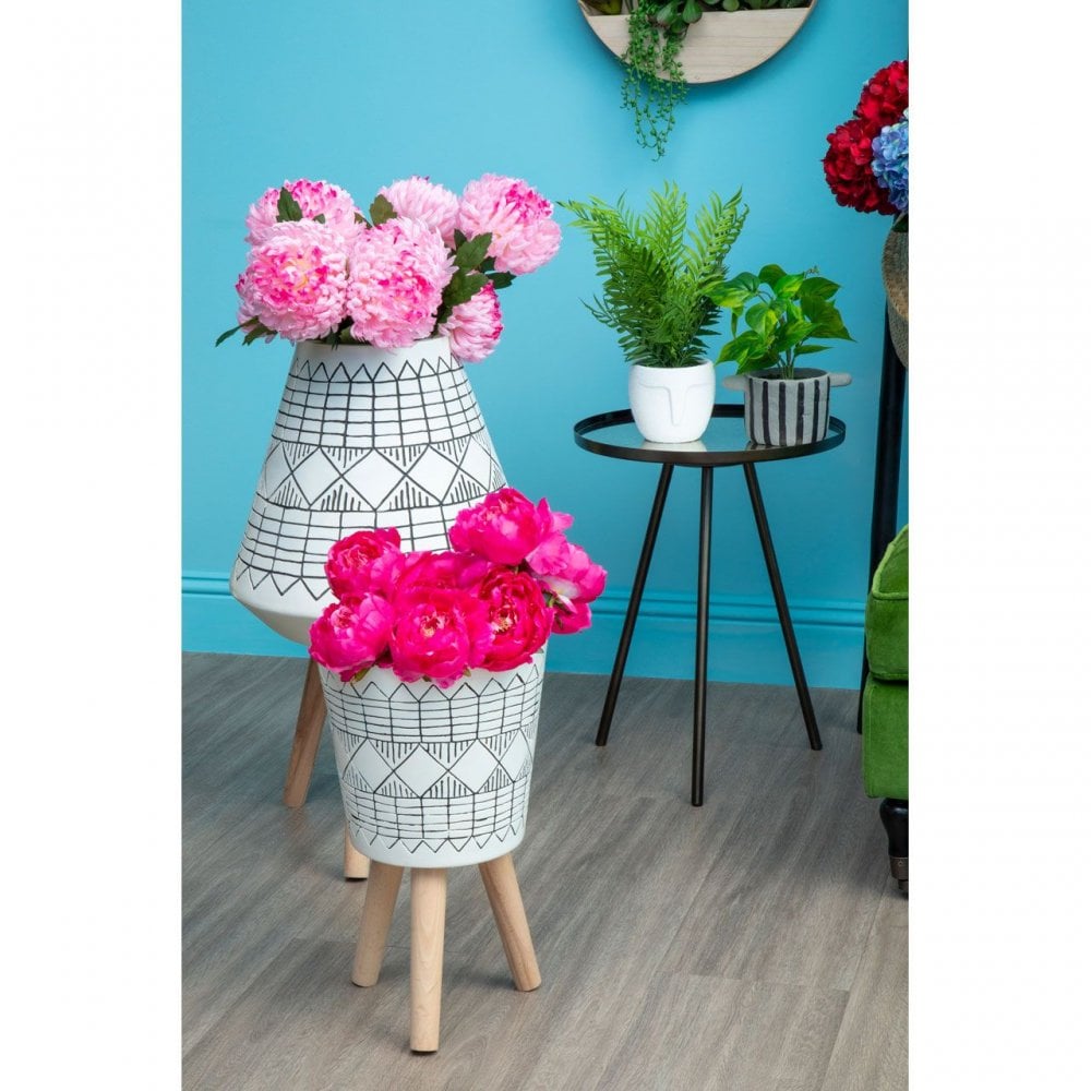 Fiori Chrysanthemum Stem Pink Flower - 84Cm