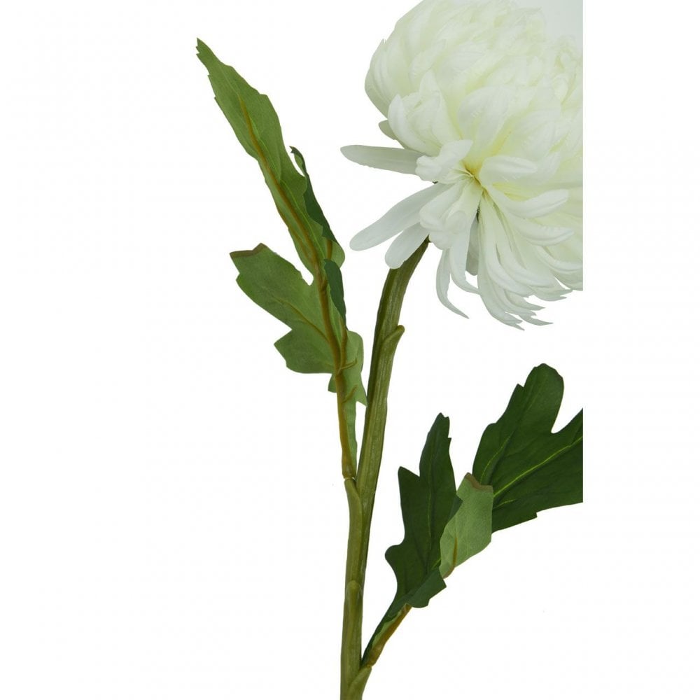 Fiori Chrysanthemum Stem White Flower - 84Cm