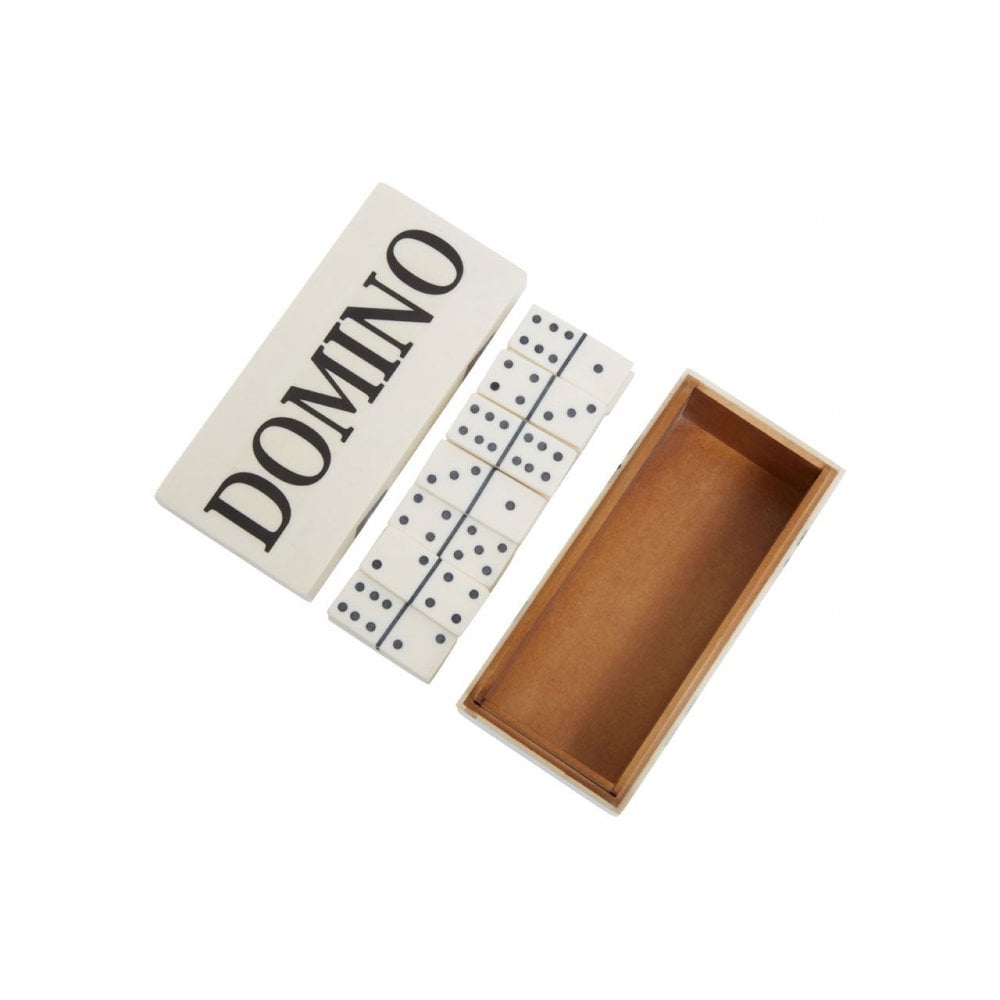 Churchill Games White And Black Domino Box