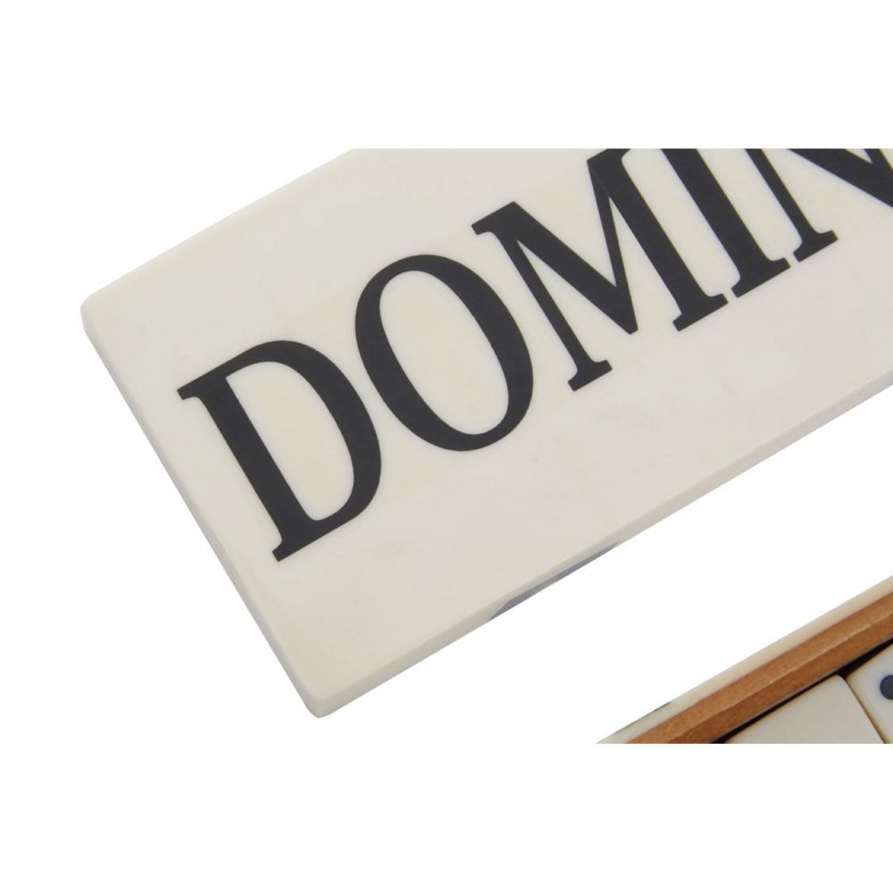 Churchill Games White And Black Domino Box