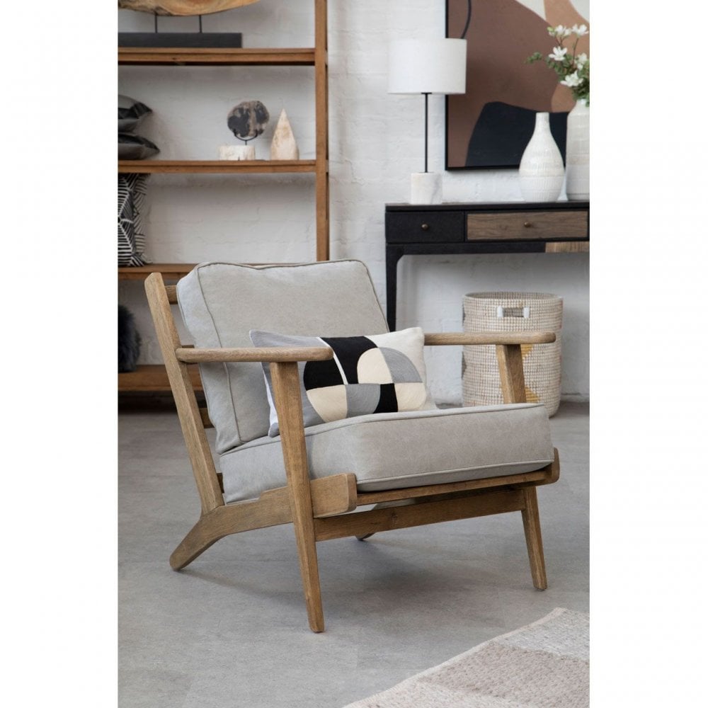 Bozie Ozella Circular Patterned Rectangular Cushion