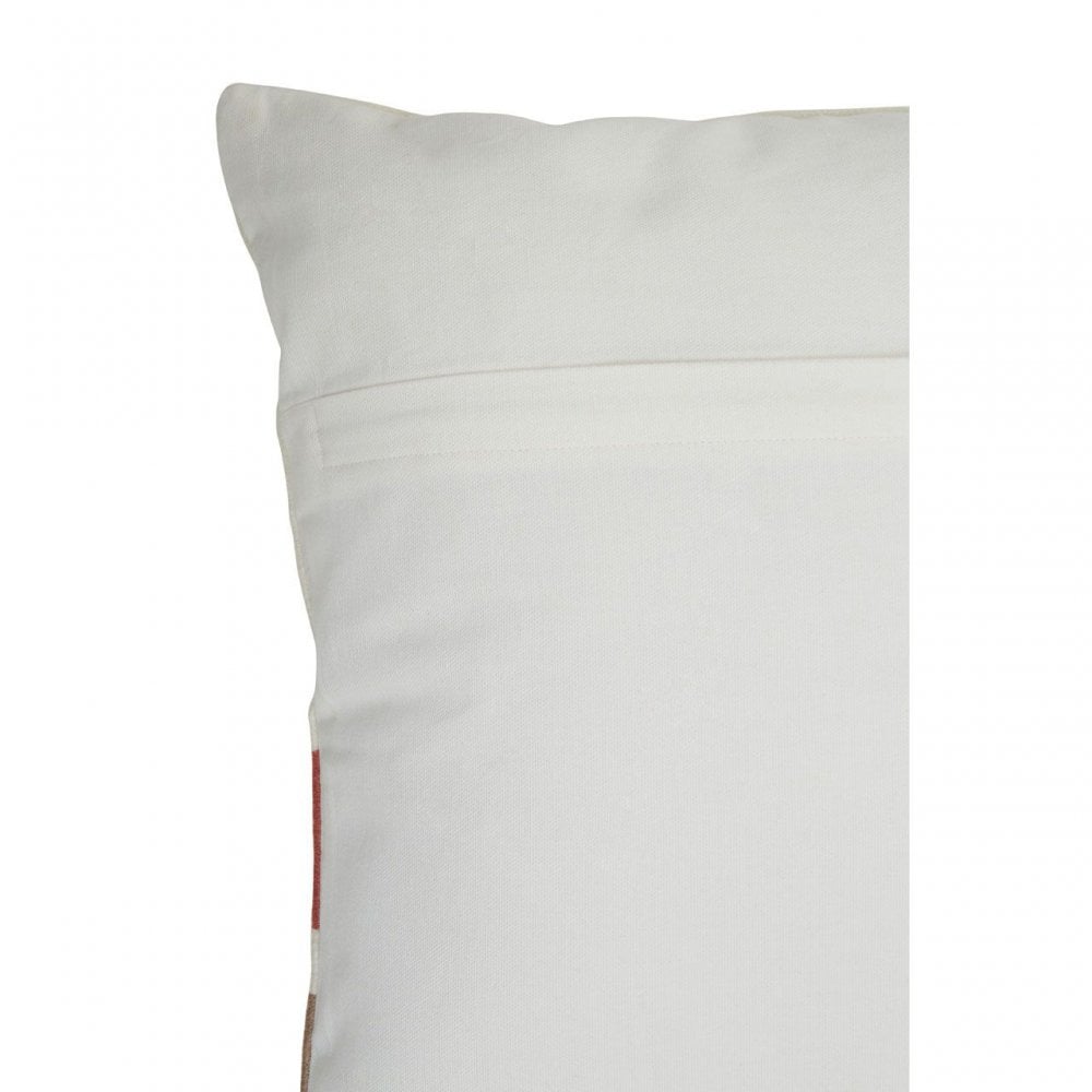 Bozie Ozella Red And White Tonal Cushion