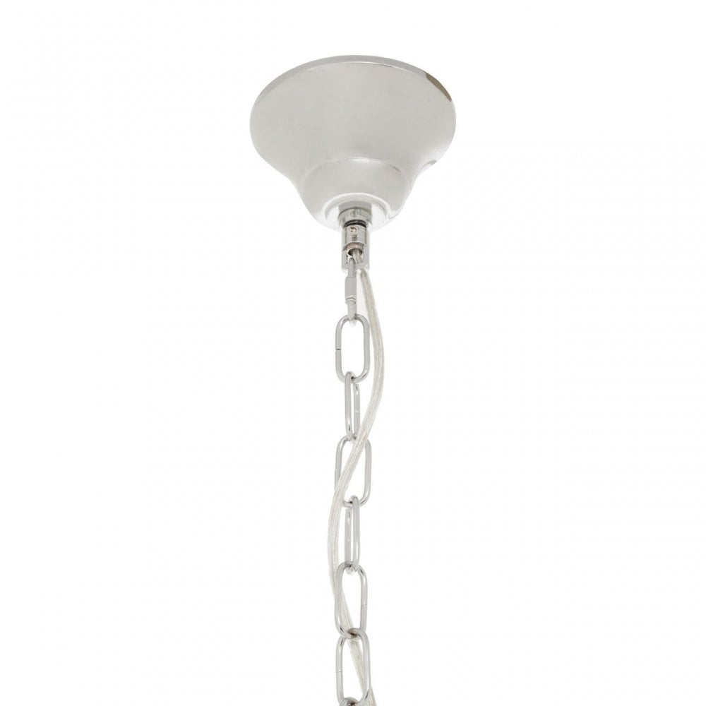 Kensington Townhouse Nickel Pendant Light