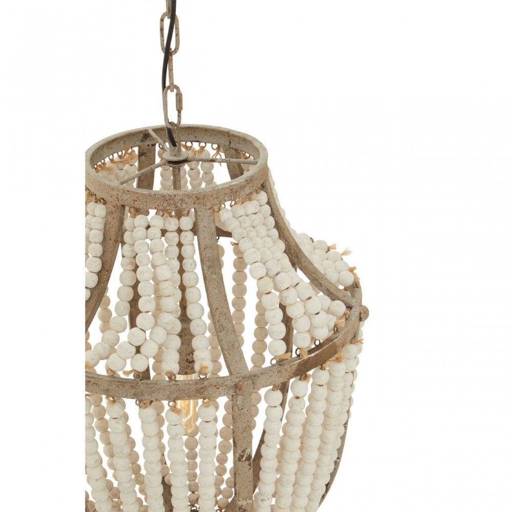 Lapiz White Grey Chandelier