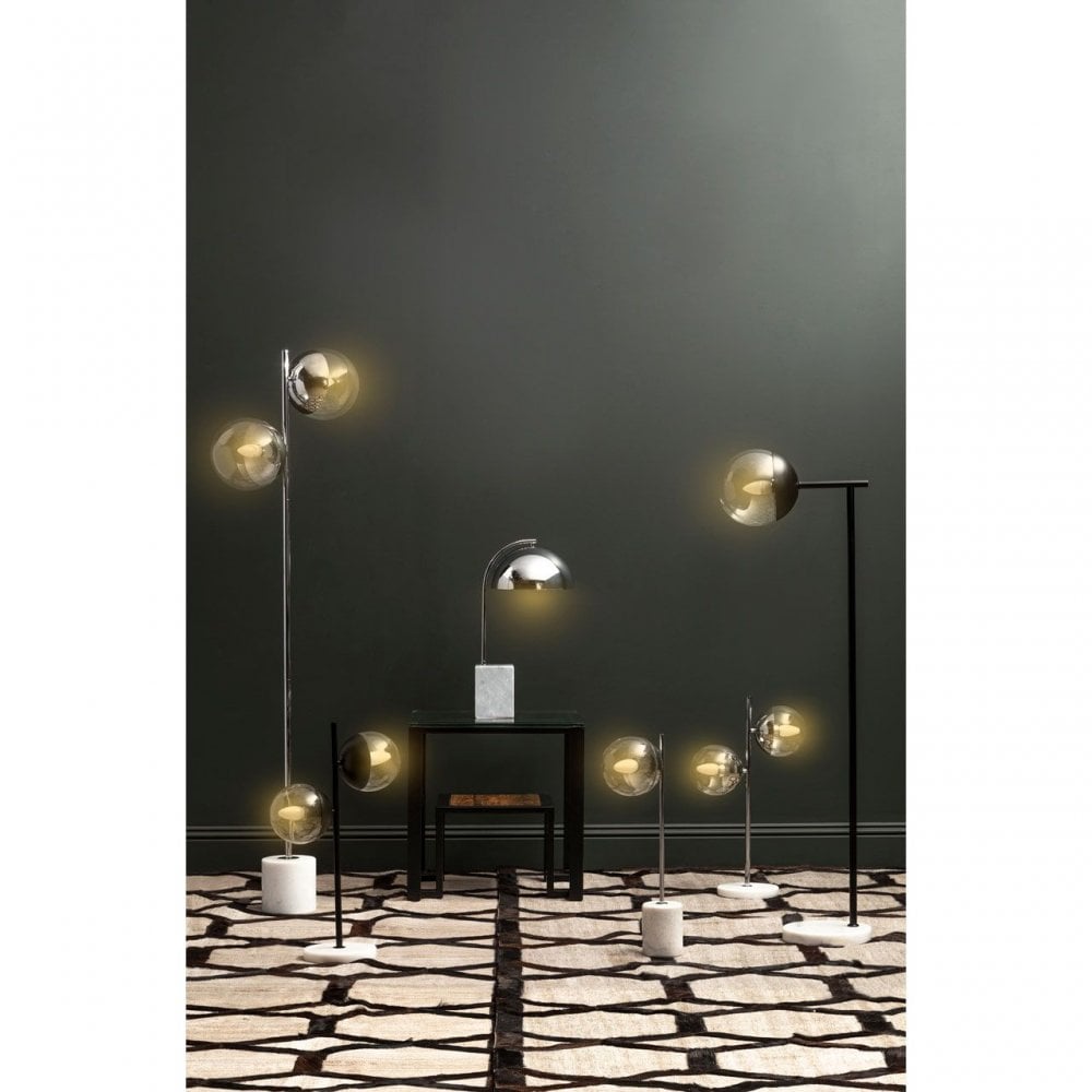 Revive Black Finish Metal Table Lamp