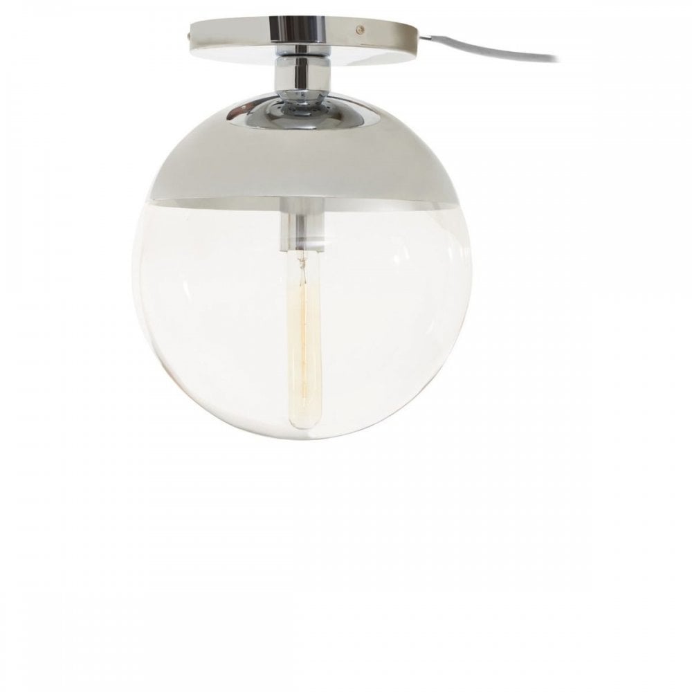 Revive Chrome Finish Ceiling Light
