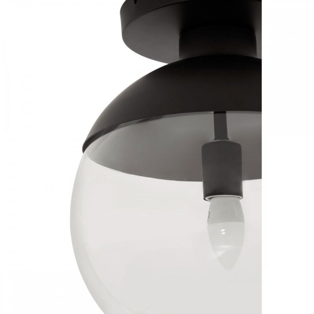 Revive Black Metal Ceiling Light