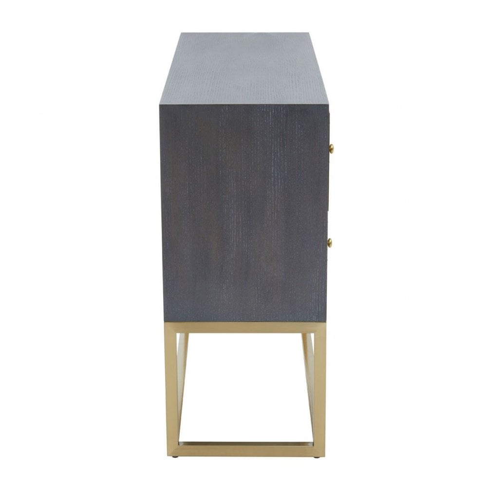 Deskey Four Drawer Console Table