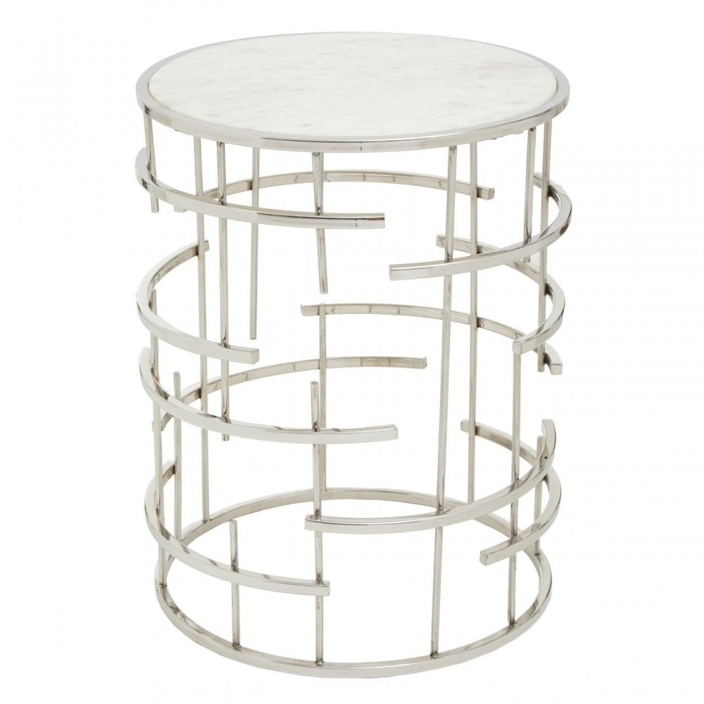 Jaipur Marble Top Side Table