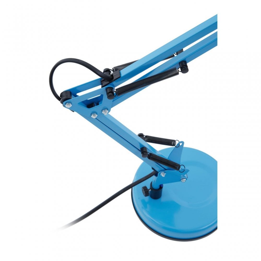 Blue Metal Desk Lamp