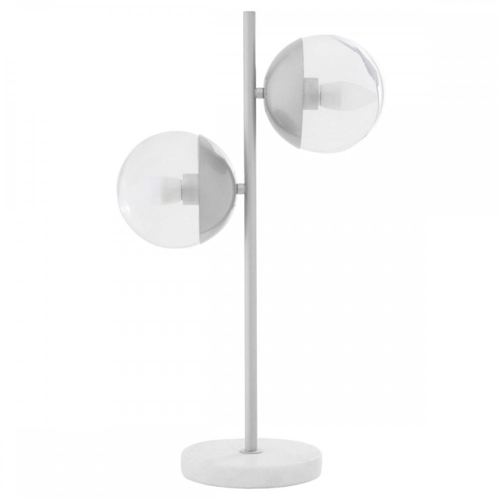 Revive Chrome Finish 2 Light Table Lamp