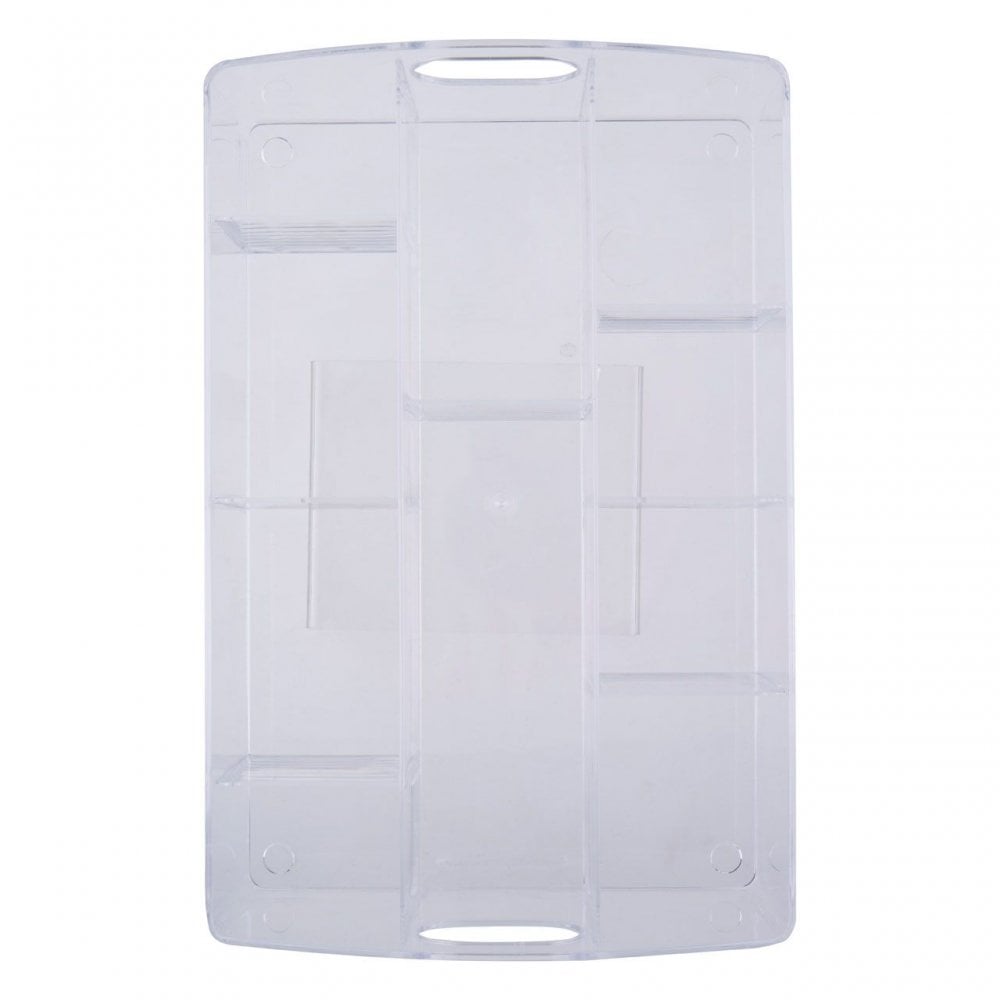 10 Compartment Clear Cosmetics Organiser