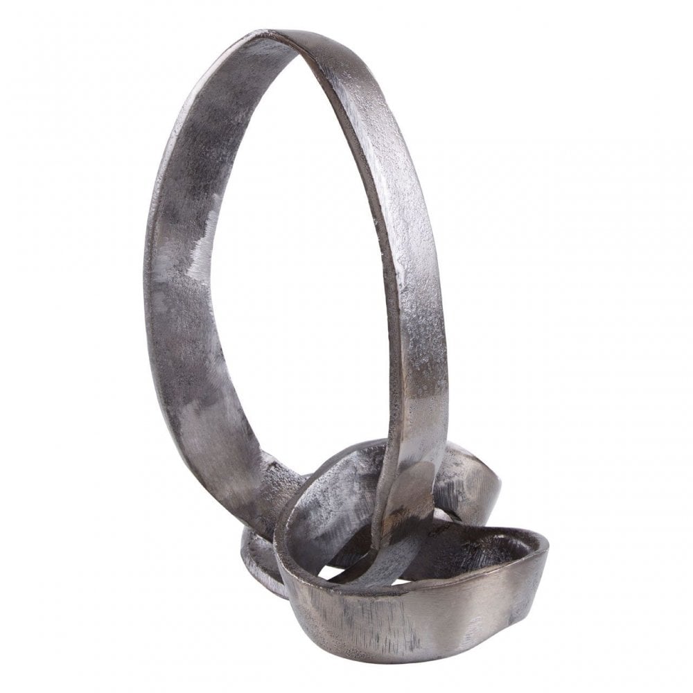 Prato Black Finish Knot Sculpture