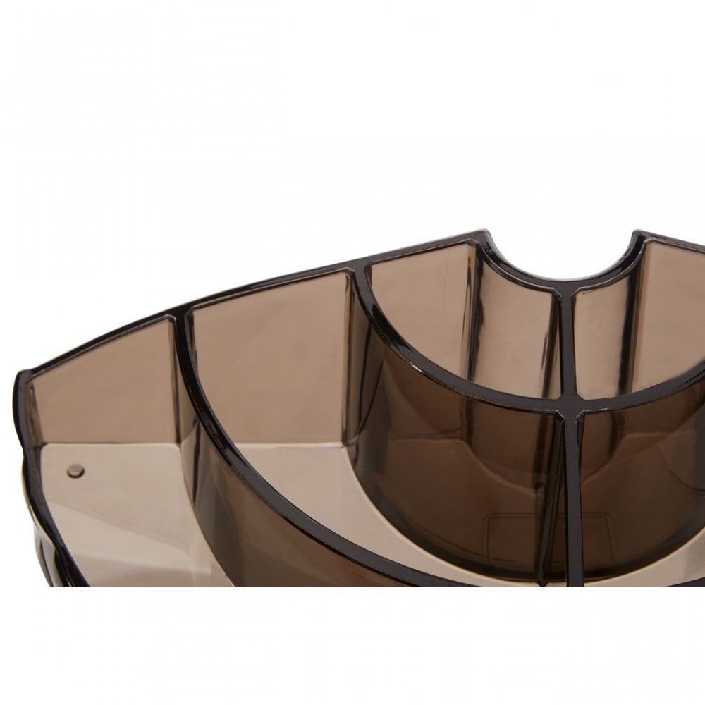 Semi Round Diamond Cosmetic Organiser