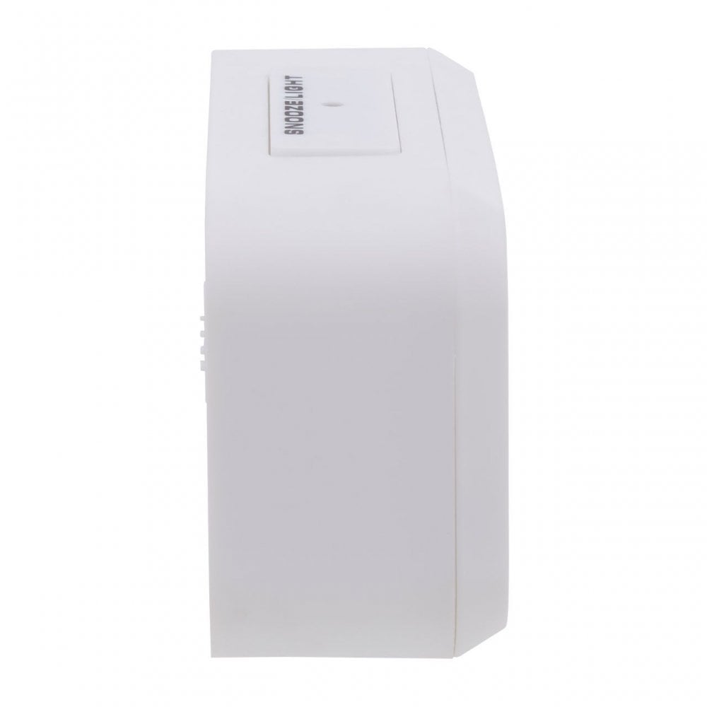 White Lcd Digital Clock