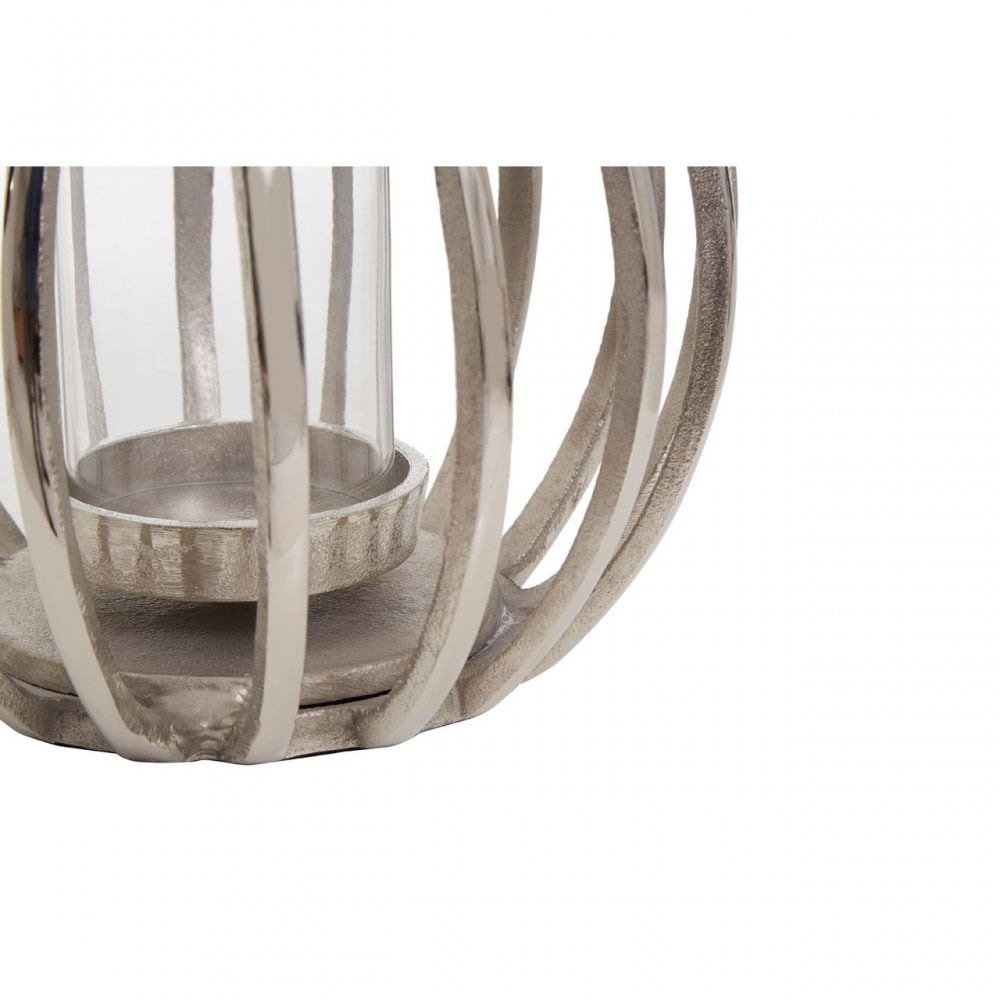 Aura Small Silver Lantern