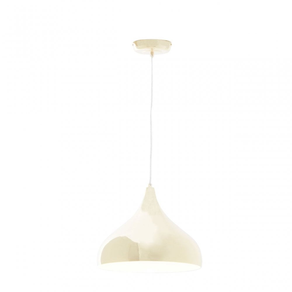 Leni Gold Finish Pendant Light 31.5Cm