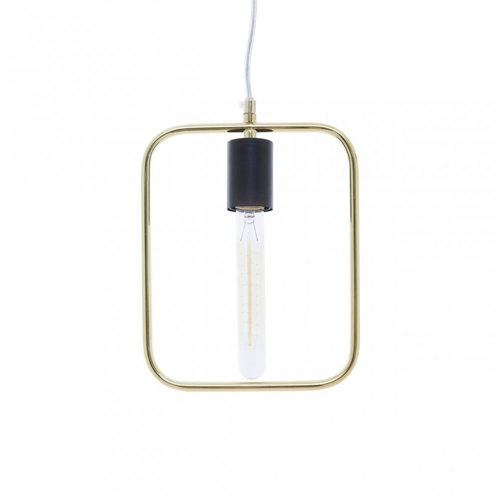 Lavis Black And Gold Finish Pendant Light